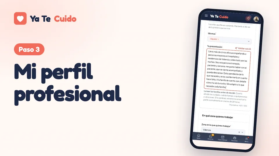 Portada del vídeo «Paso 3 · Mi perfil profesional»